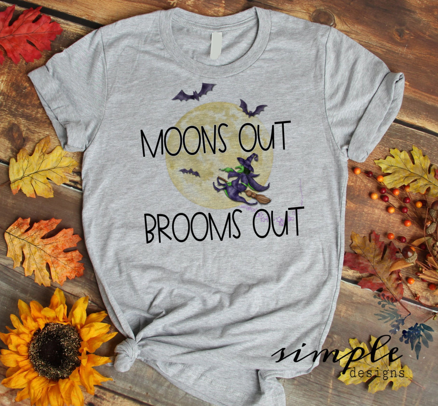 Moons Out Brooms Out Sublimation Heat Transfer Sheets