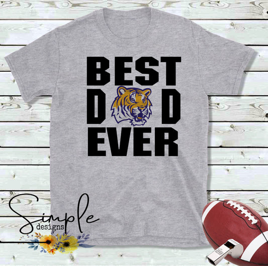 Sports Team BEST DAD EVER Custom Sublimation Heat Transfer Sheet