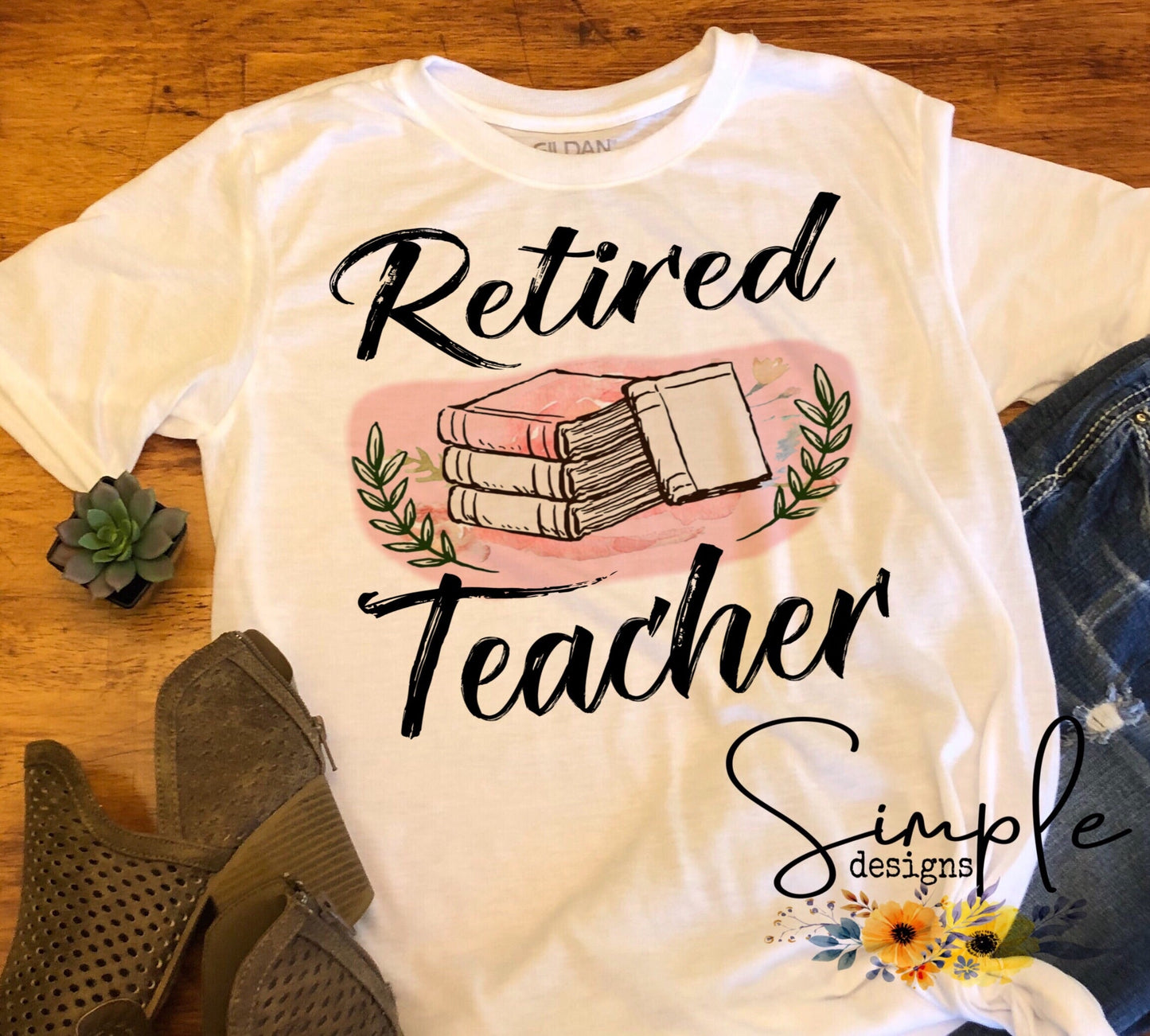 Retired Teacher Sublimation Heat Transfer Sheet