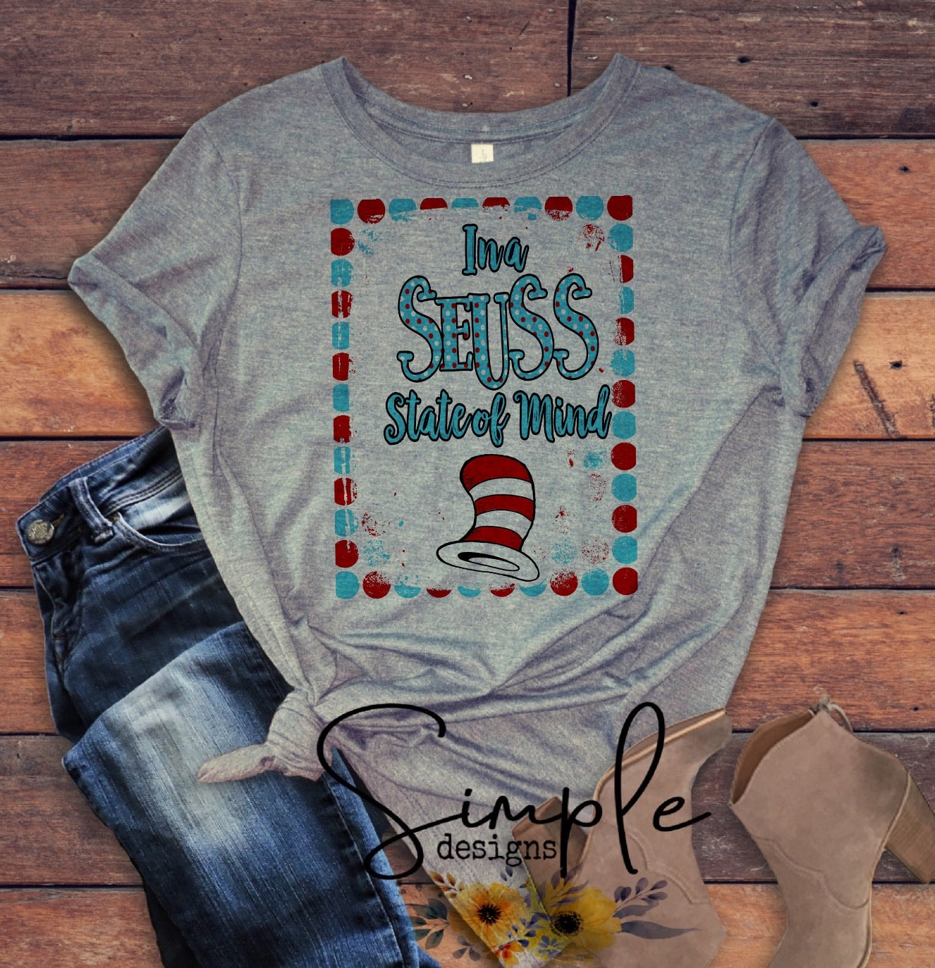 In a Seuss State of Mind Dr Seuss Sublimation Heat Transfer Sheet ...