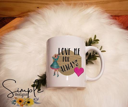 Love Me for Always Valentines Sublimation Heat Transfer Sheets