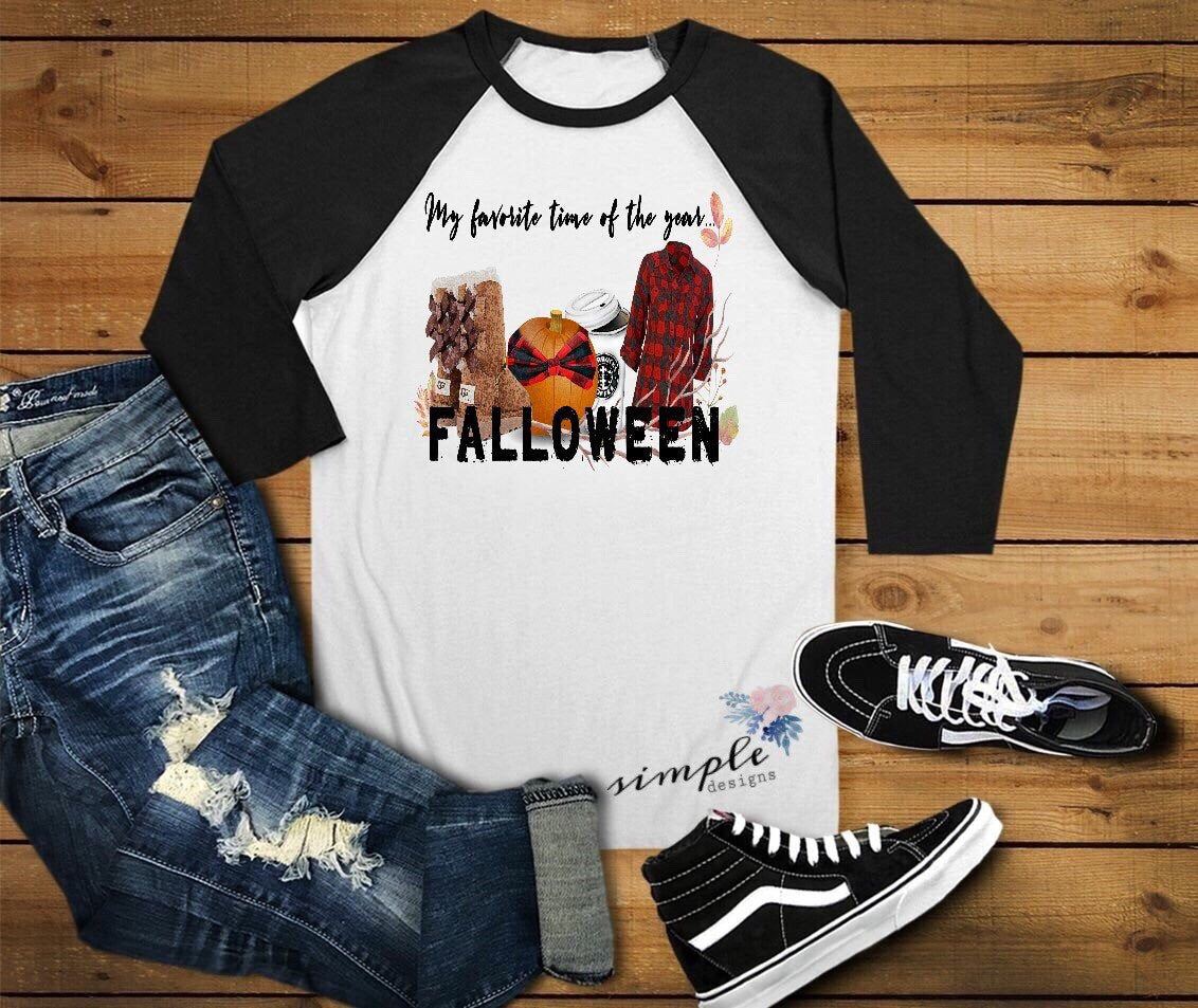 My Favorite Time of the Year is Falloween Sublimation Heat Transfer Sheet