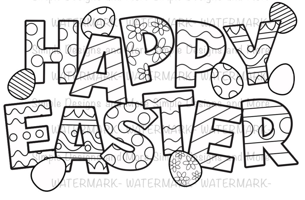 Happy Easter Sublimation Heat Transfer Sheet