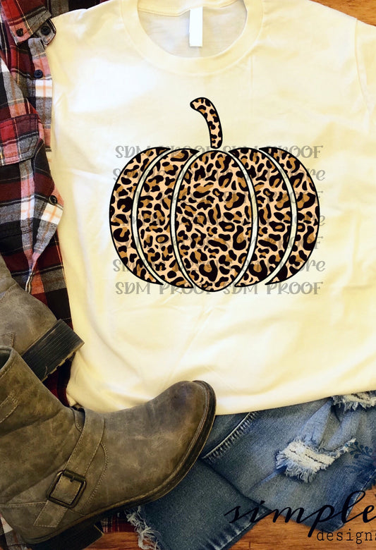 Cheetah Pumpkin Sublimation Heat Transfer Sheets