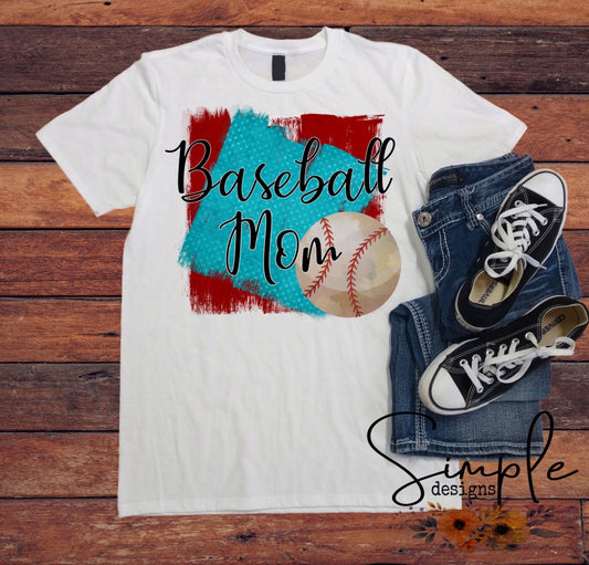 Baseball Mom Sublimation Heat Transfer Sheet