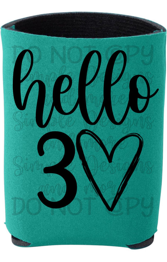 30th Bday Custom Sublimation Heat Transfer Sheets