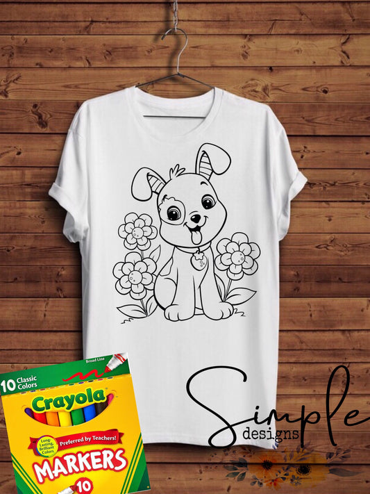 Easter Pup Sublimation Heat Transfer Sheet