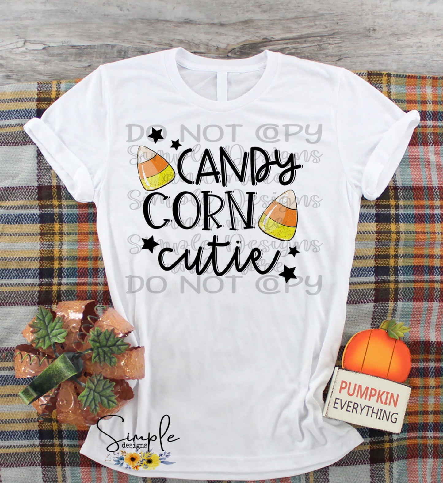 Candy Corn Cutie Sublimation Heat Transfer Sheet