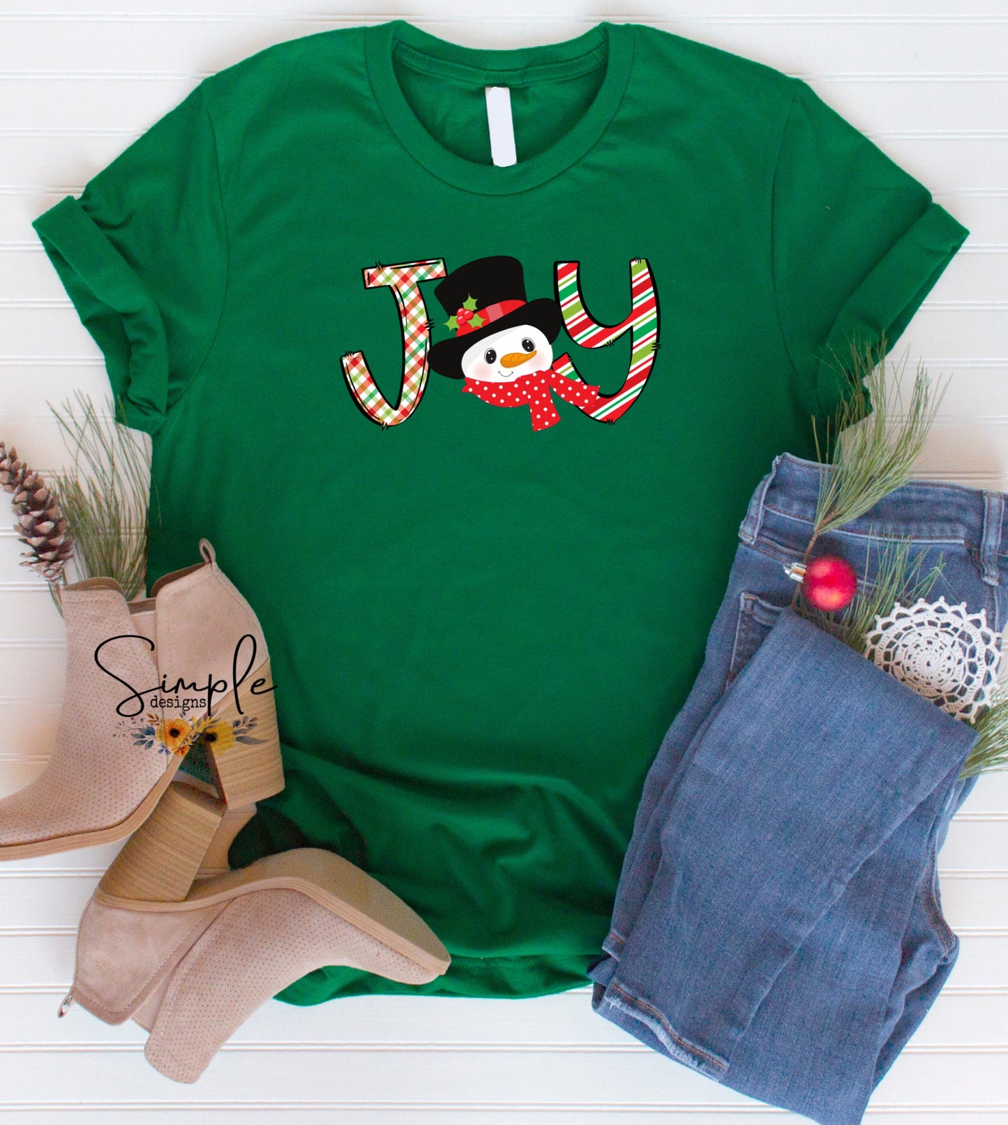 Joy Snowman Sublimation Heat Transfer Sheet