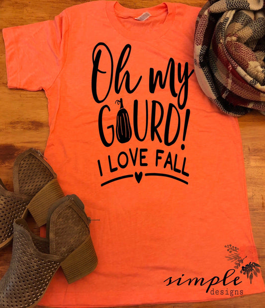 Oh My Gourd I Love Fall Sublimation Heat Transfer Sheet