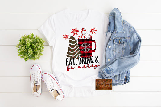 Eat Drink and Be Merry Sublimation Heat Transfer Sheets