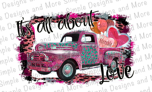 All About Love Valentine’s Day Sublimation Heat Transfer Sheets