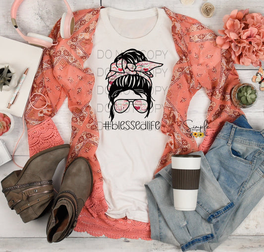 #blessedlife Sublimation Heat Transfer Sheets