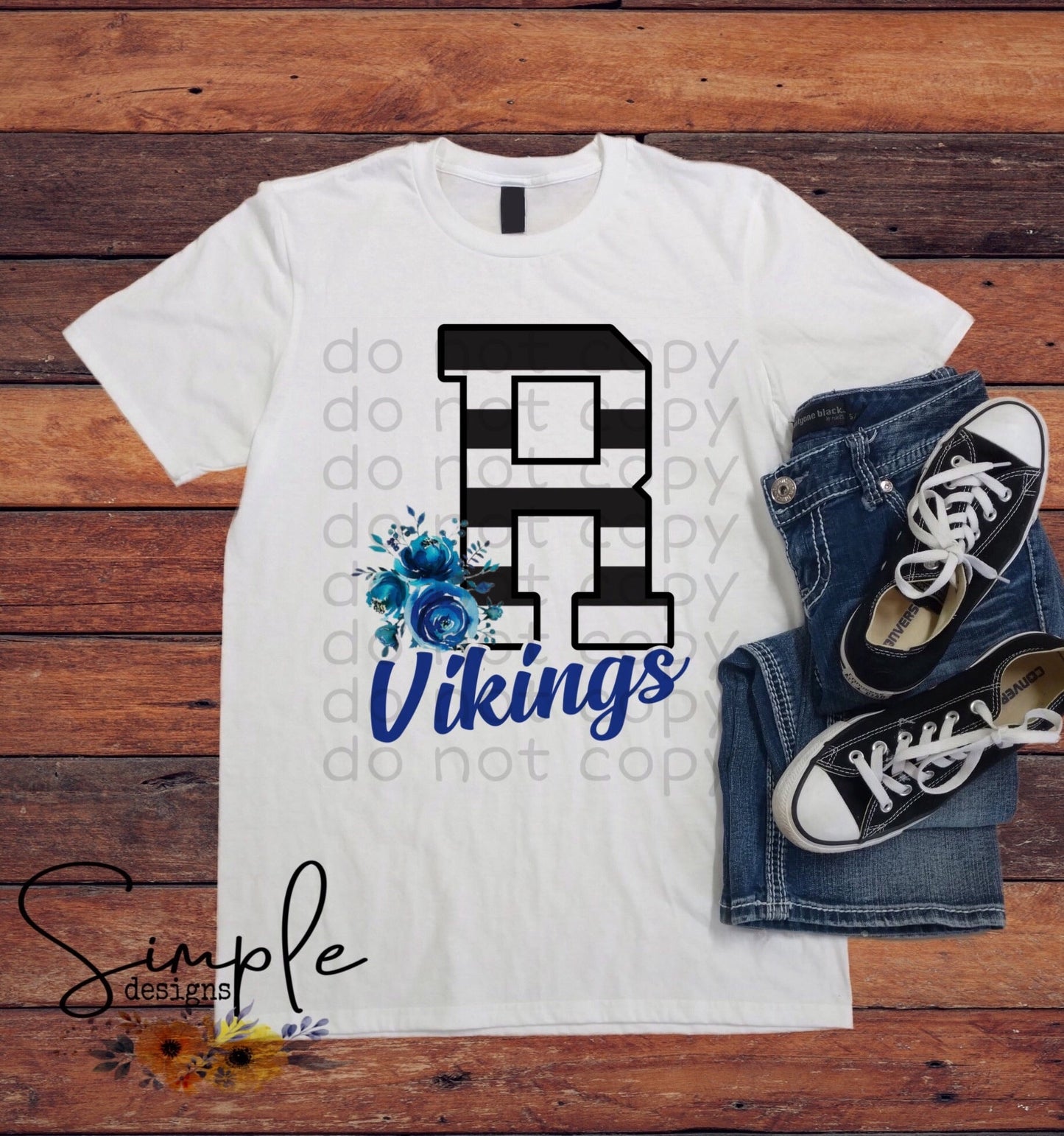 Vikings Custom Sublimation Heat Transfer Sheet