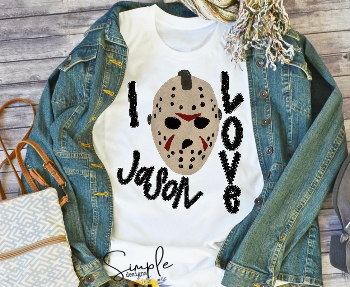 I Love Jason Sublimation Heat Transfer Sheets