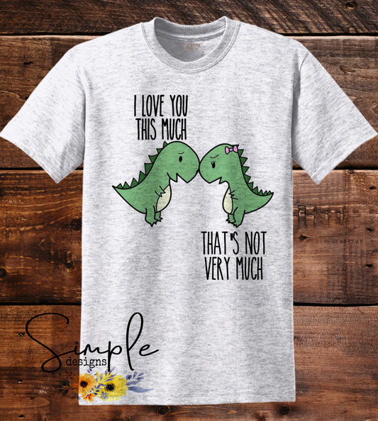 I Love You This Much Sublimation Heat Transfer Sheets