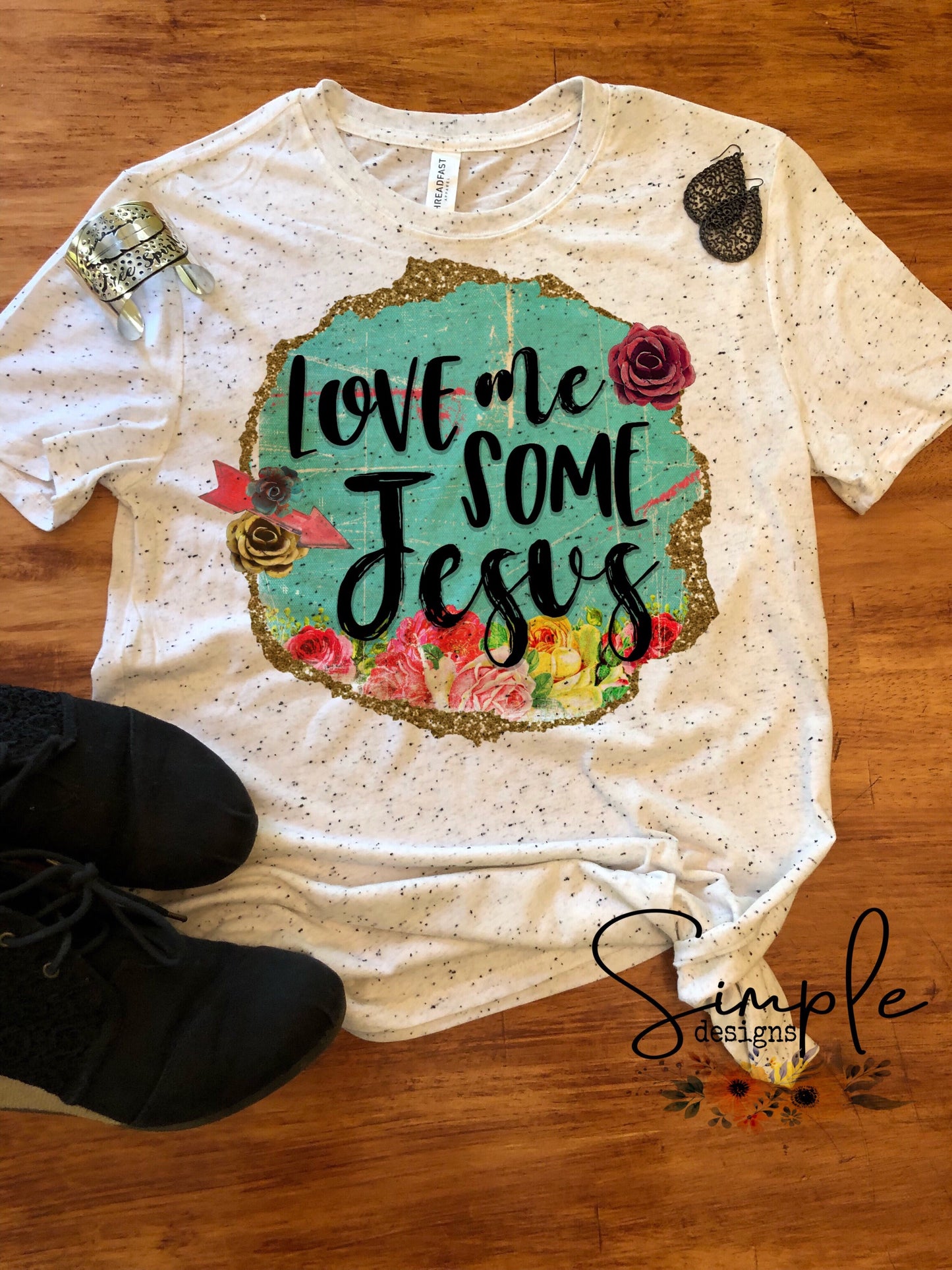 Love Me Some Jesus Sublimation Heat Transfer Sheet