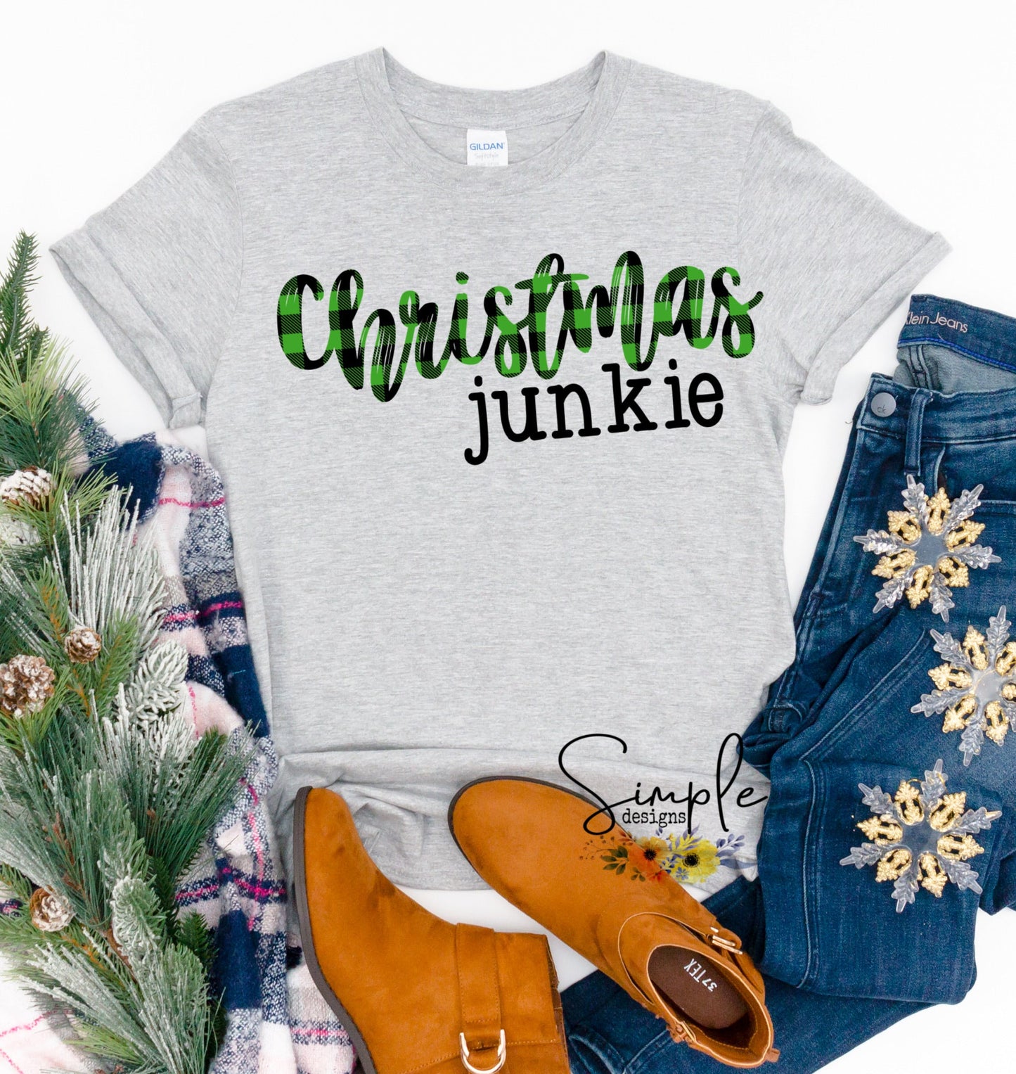 Christmas Junkie Sublimation Heat Transfer Sheet