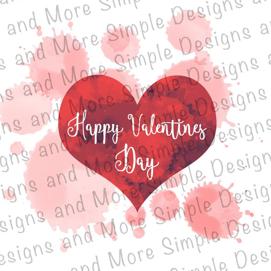 Happy Valentine’s Day, LOVE, Hearts, Valentine’s Day Sublimation Heat Transfer Sheets