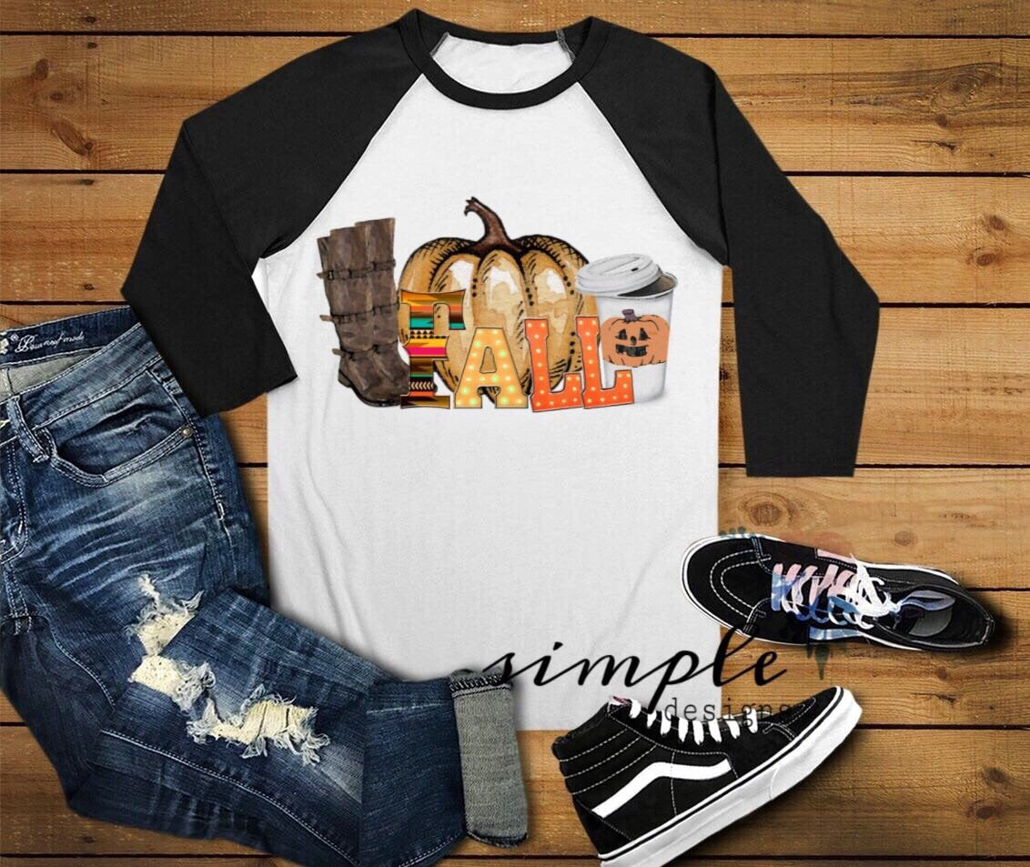 FALL Boots, Pumpkin and Latte Sublimation Heat Transfer Sheet