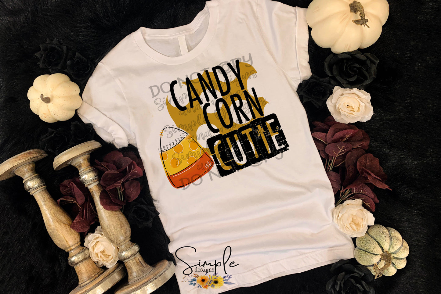 Candy Corn Cutie Sublimation Heat Transfer Sheet