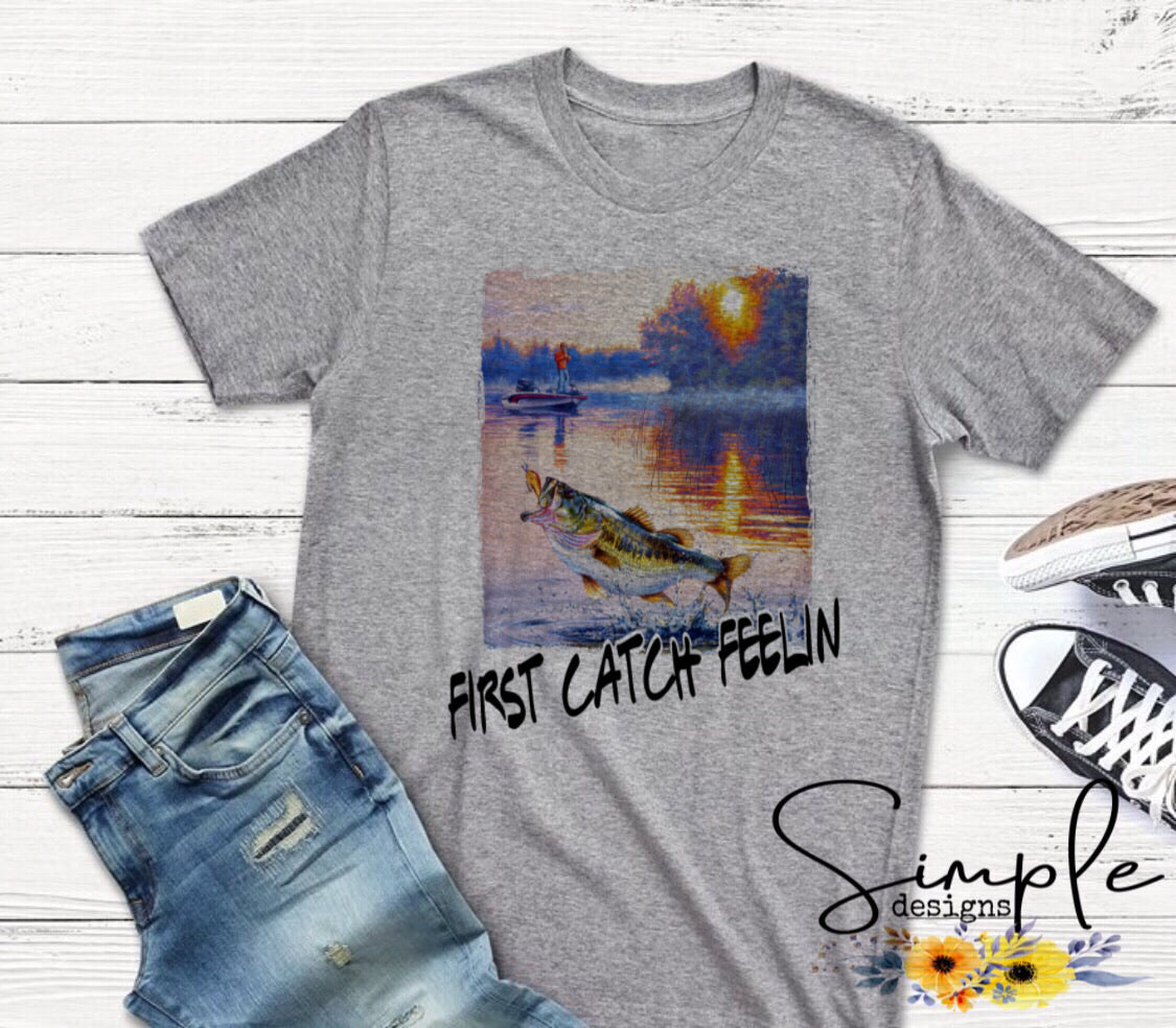 First Catch Feelin Morgan Wallen Sublimation Heat Transfer Sheets