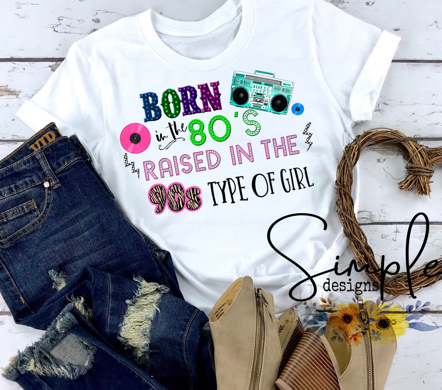 Born in the 80s Sublimation Heat Transfer Sheet