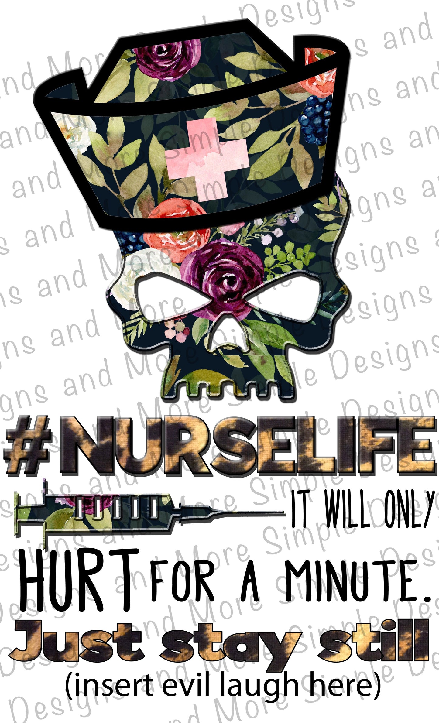 Nurse Life Sublimation Heat Transfer Sheet