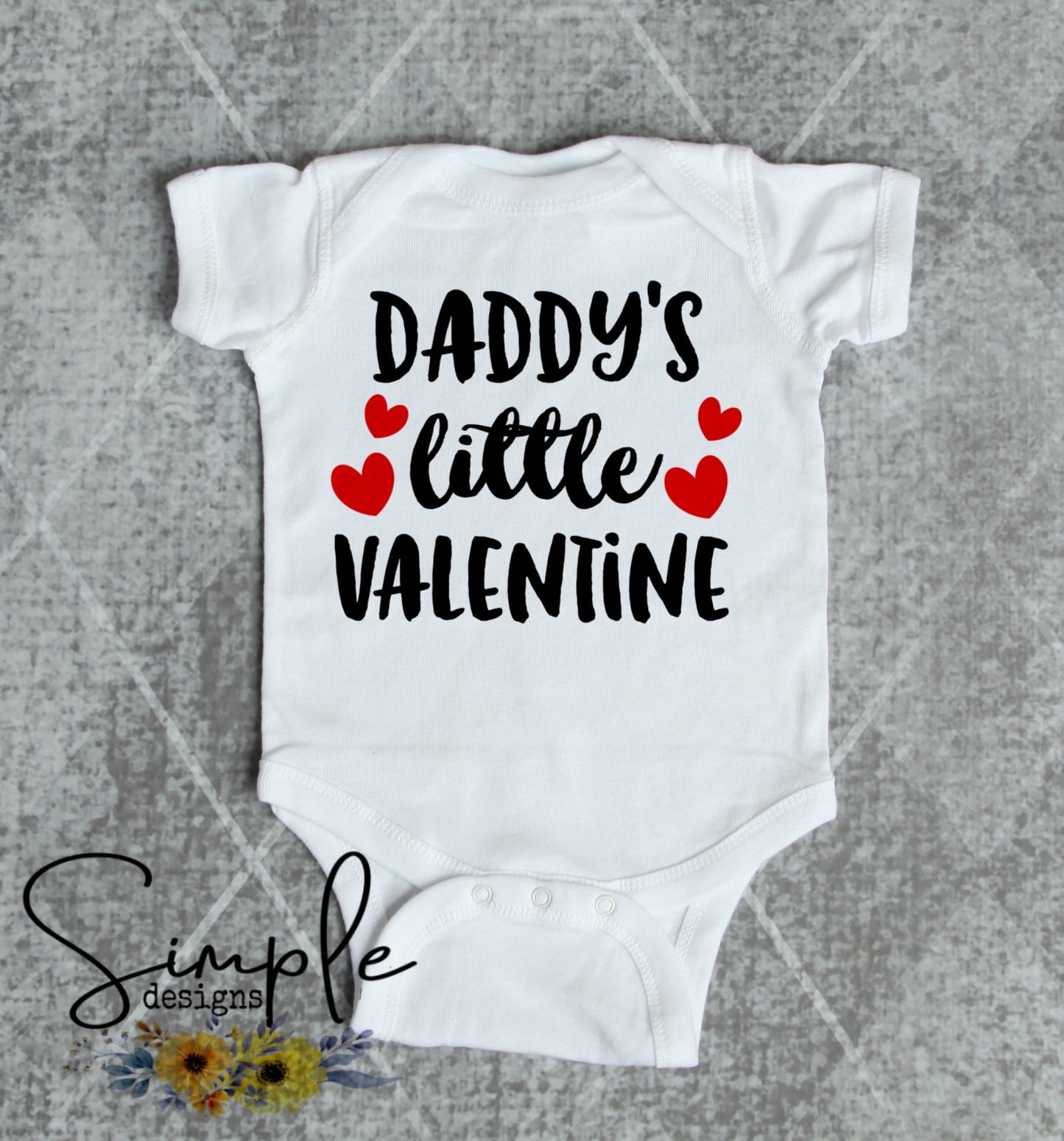 Daddy’s Little Valentines Love Sublimation Heat Transfer Sheets