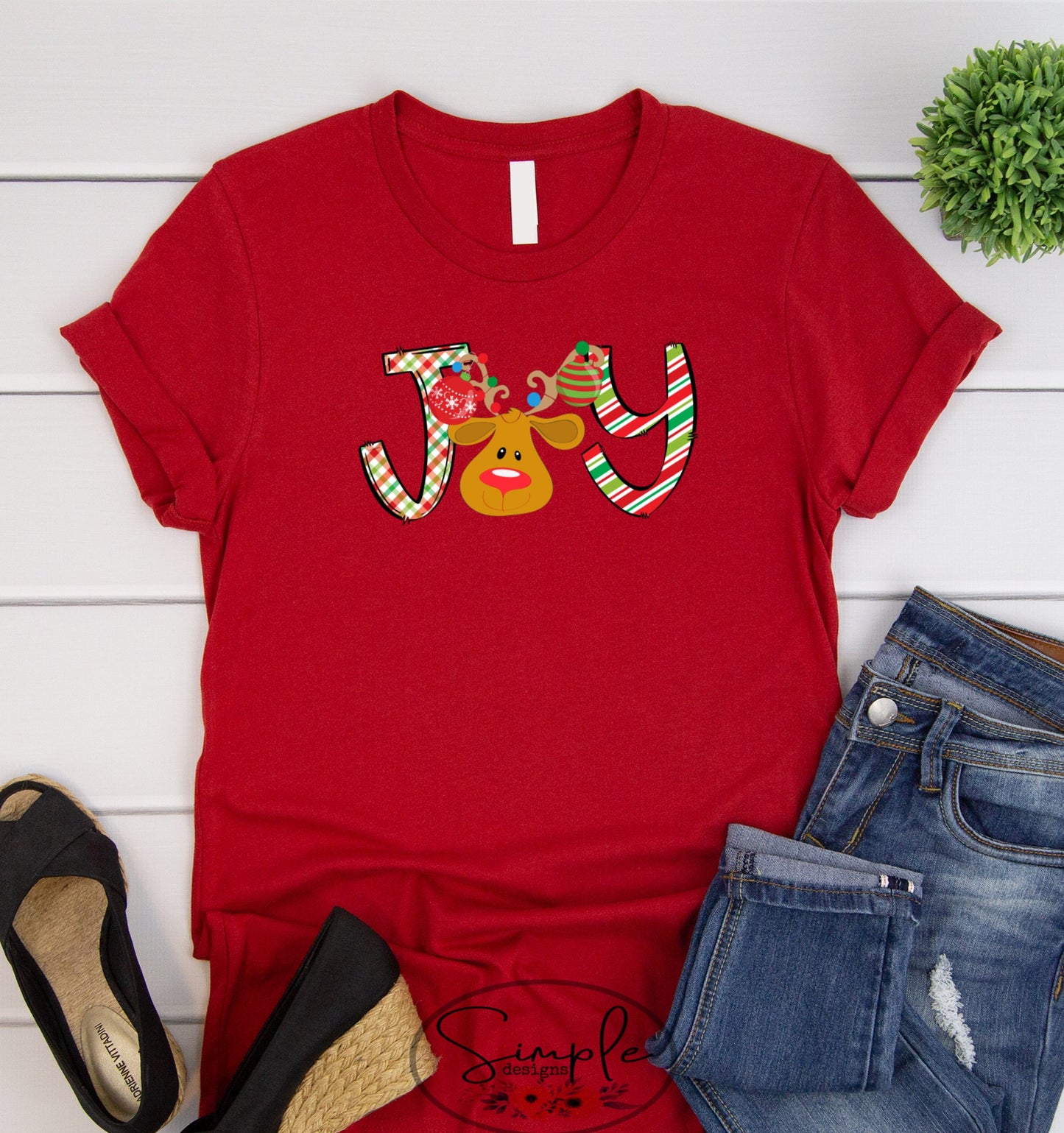 Joy Boy Reindeer Sublimation Heat Transfer Sheet