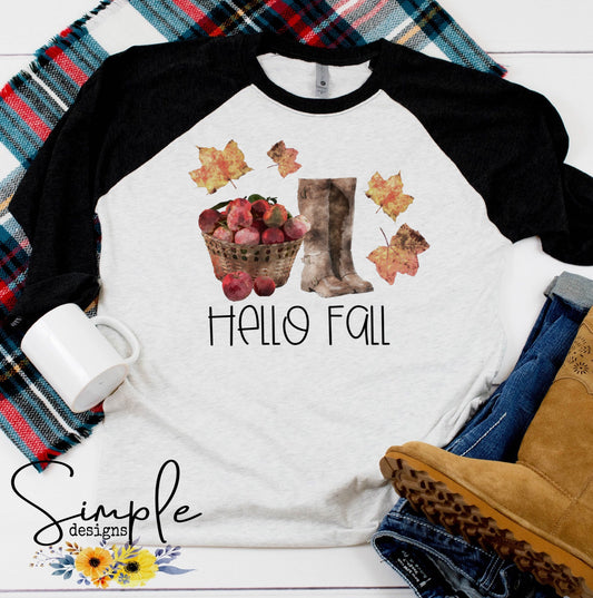 Hello Fall Sublimation Heat Transfer Sheet