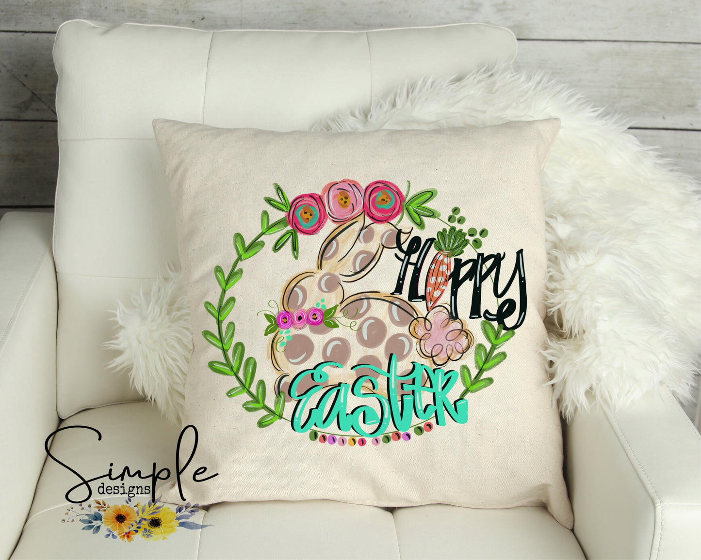 Happy Easter Sublimation Heat Transfer Sheet