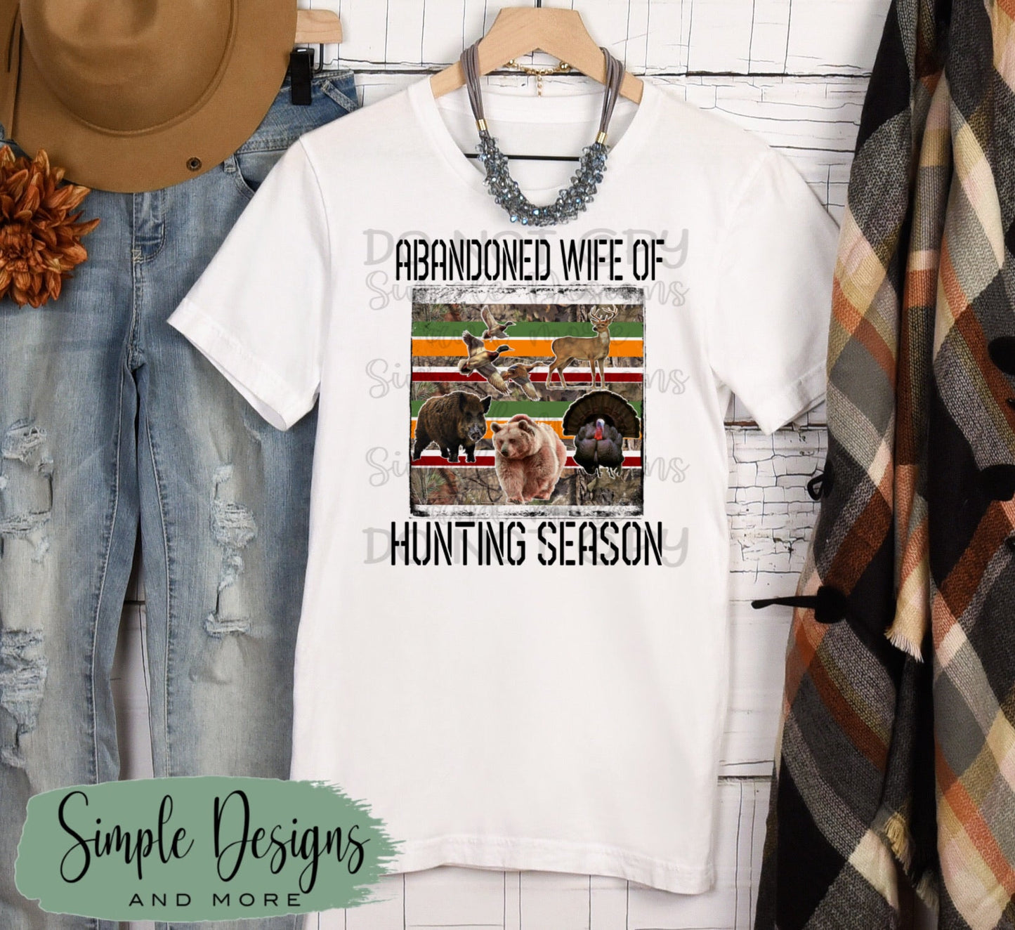 Abandoned Wives of Hunting Season Sublimation Heat Transfer Sheets