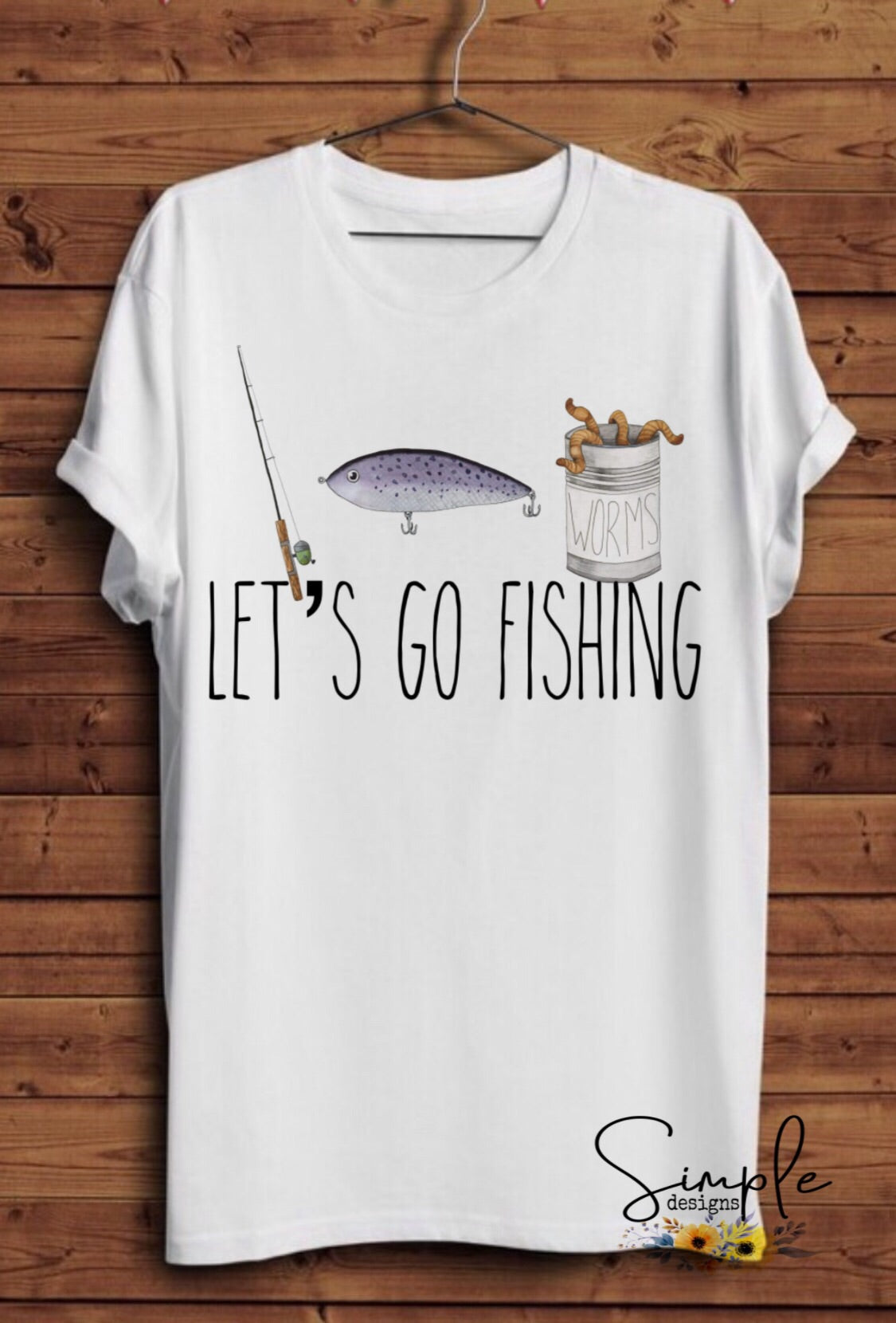 Let’s Go Fishing Sublimation Heat Transfer Sheets