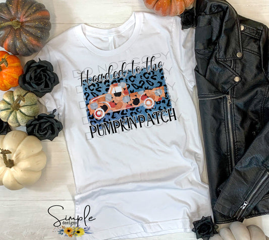 Headed to the Pumpkin Patch Sublimation Heat Transfer Sheets