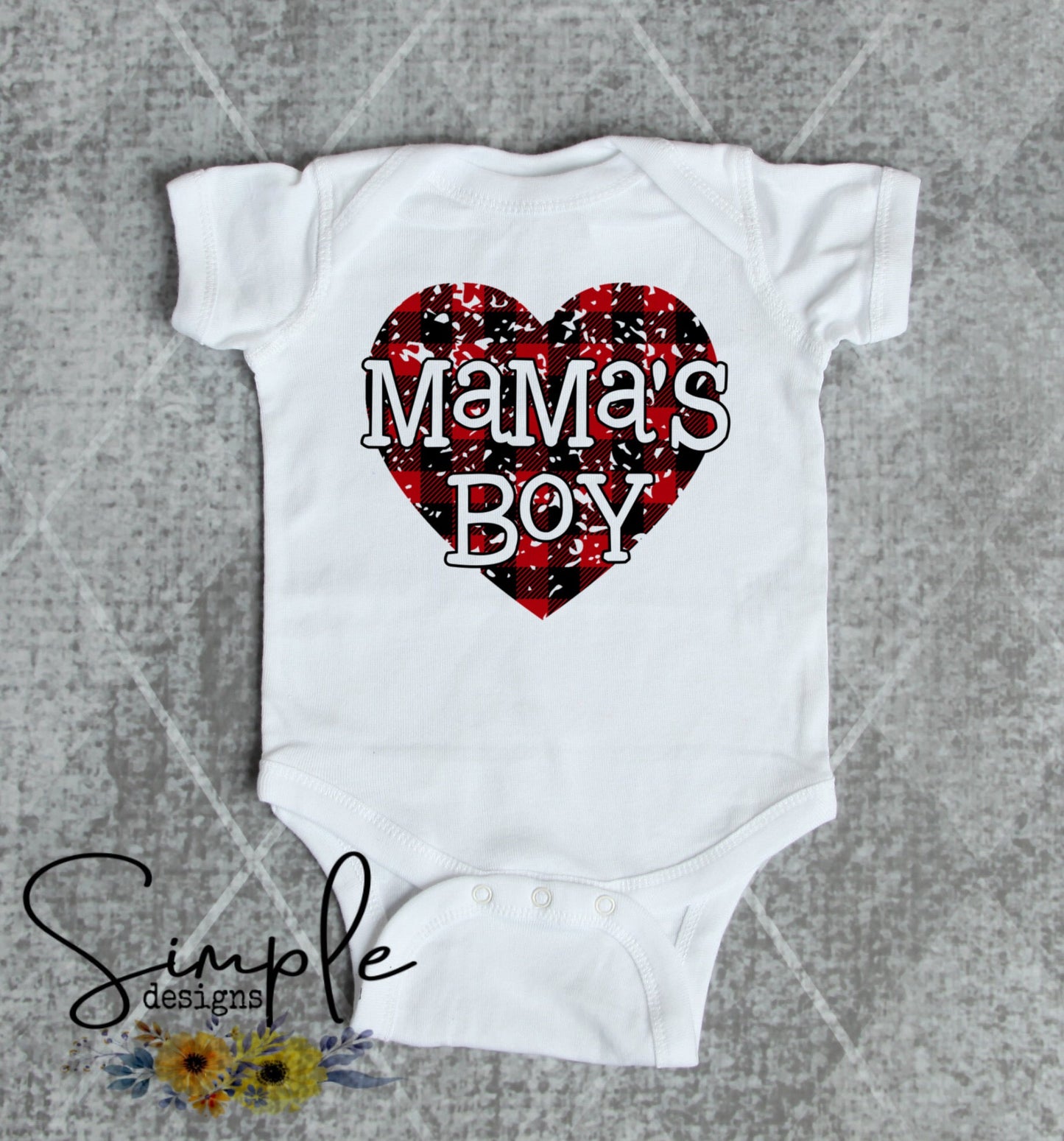 Mamas Boy Valentines Sublimation Heat Transfer Sheets