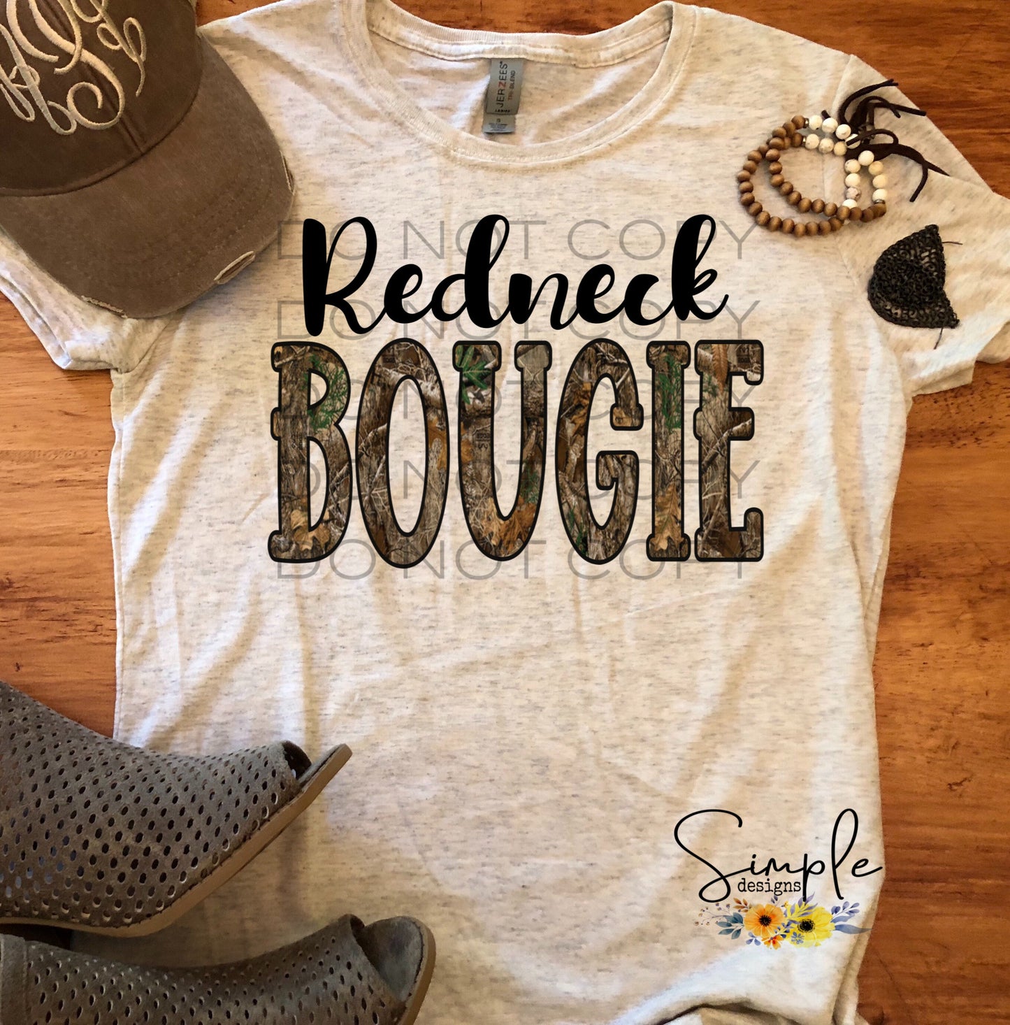 Redneck Bougie Sublimation Heat Transfer Sheet