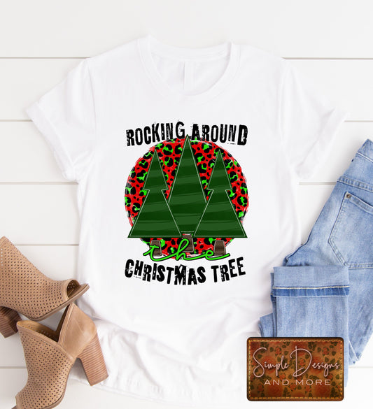 Rocking Around the Christmas Tree Sublimation Heat Transfer Sheets