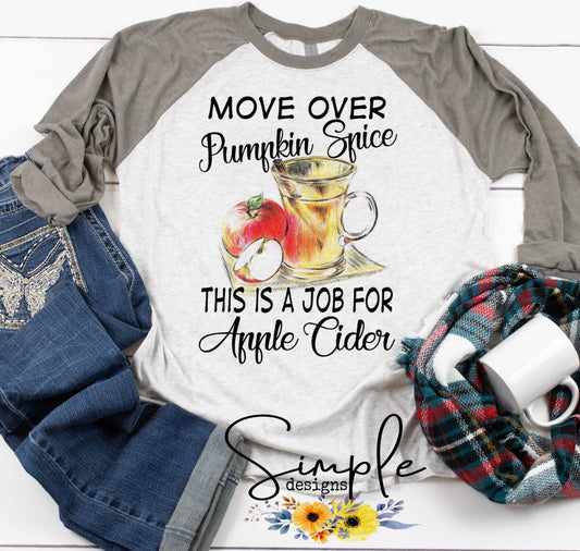 This is a Job for Apple Cider Sublimation Heat Transfer Sheet