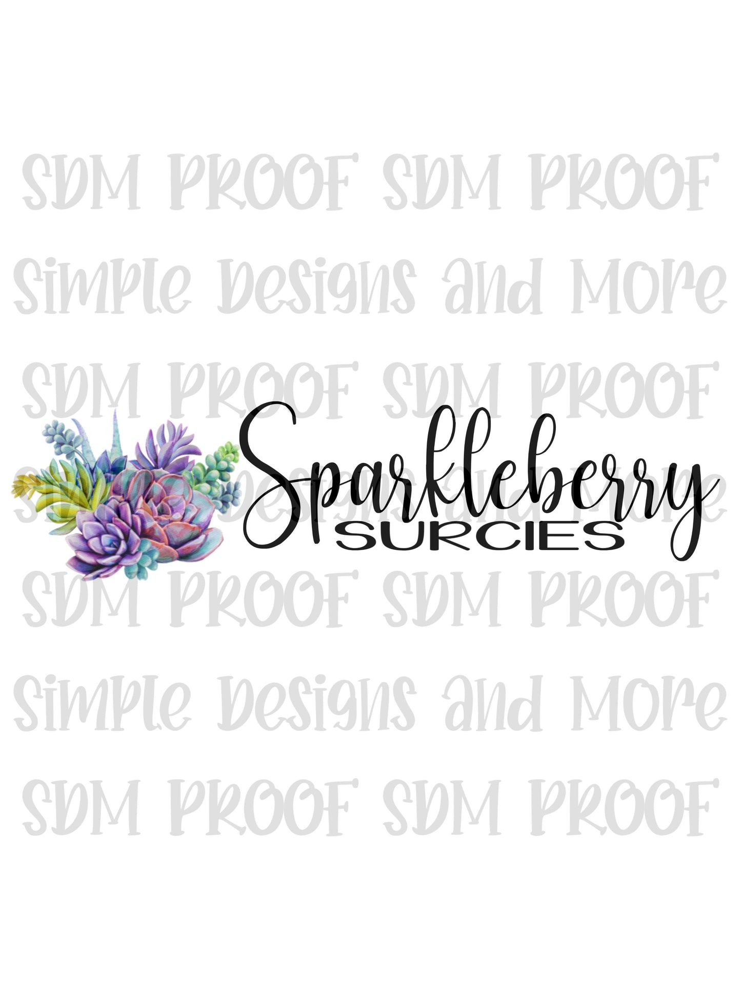 Sparkleberry Watermark 2 Sublimation Heat Transfer Sheet