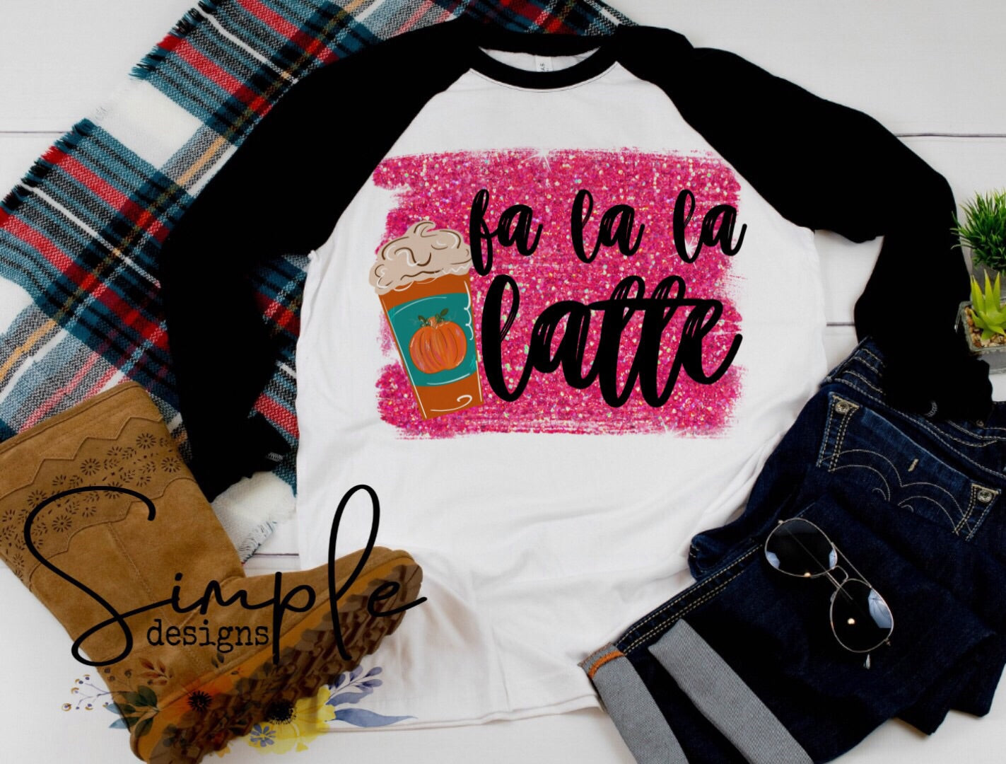 Fa La La Latte Sublimation Heat Transfer Sheet