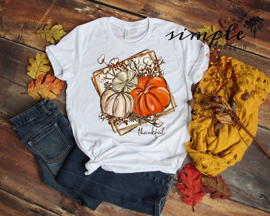 Pumpkins Thankful Sublimation Heat Transfer Sheet