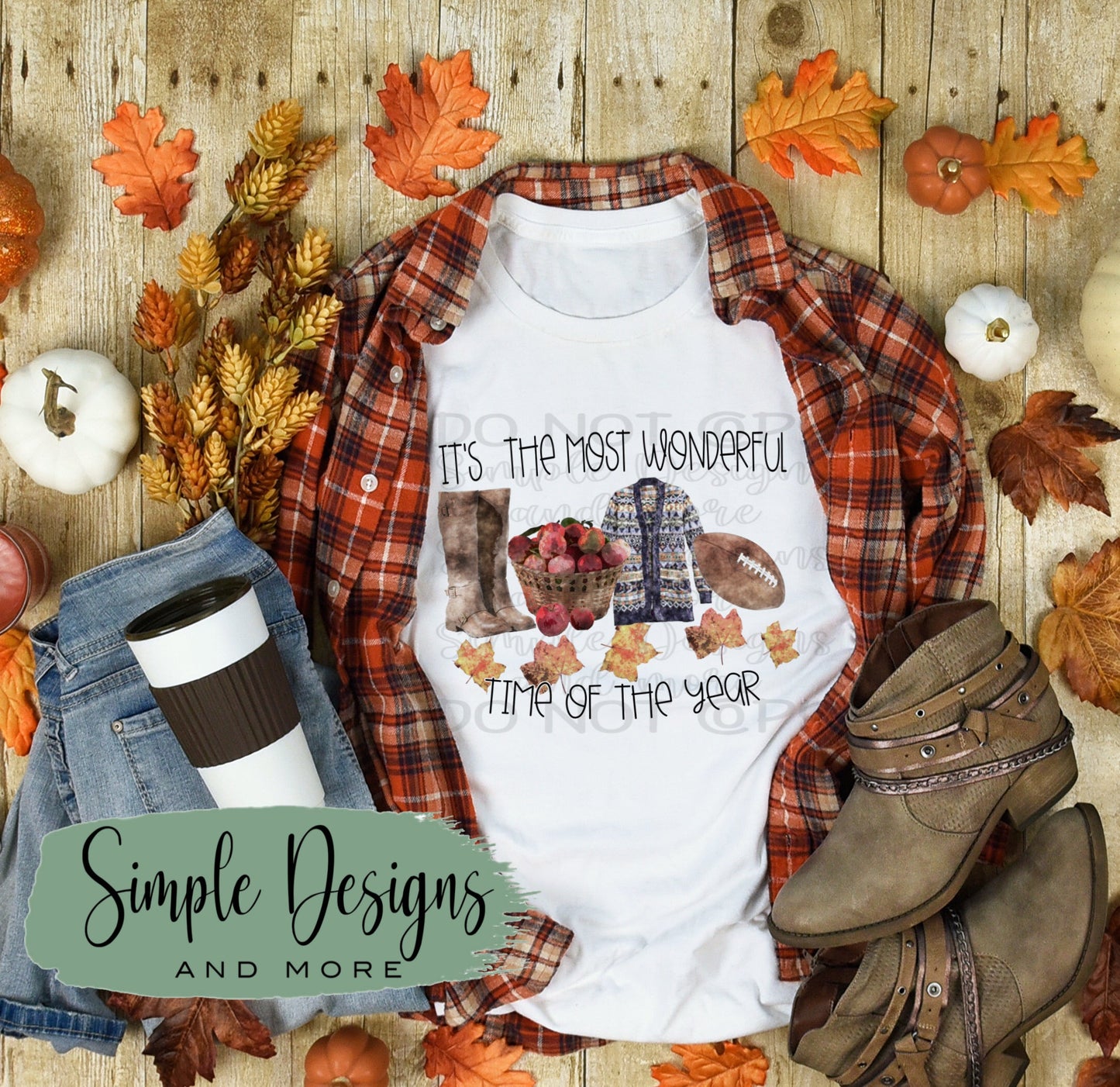 It’s the Most Wonderful Time of the Year With Apples Sublimation Heat Transfer Sheet