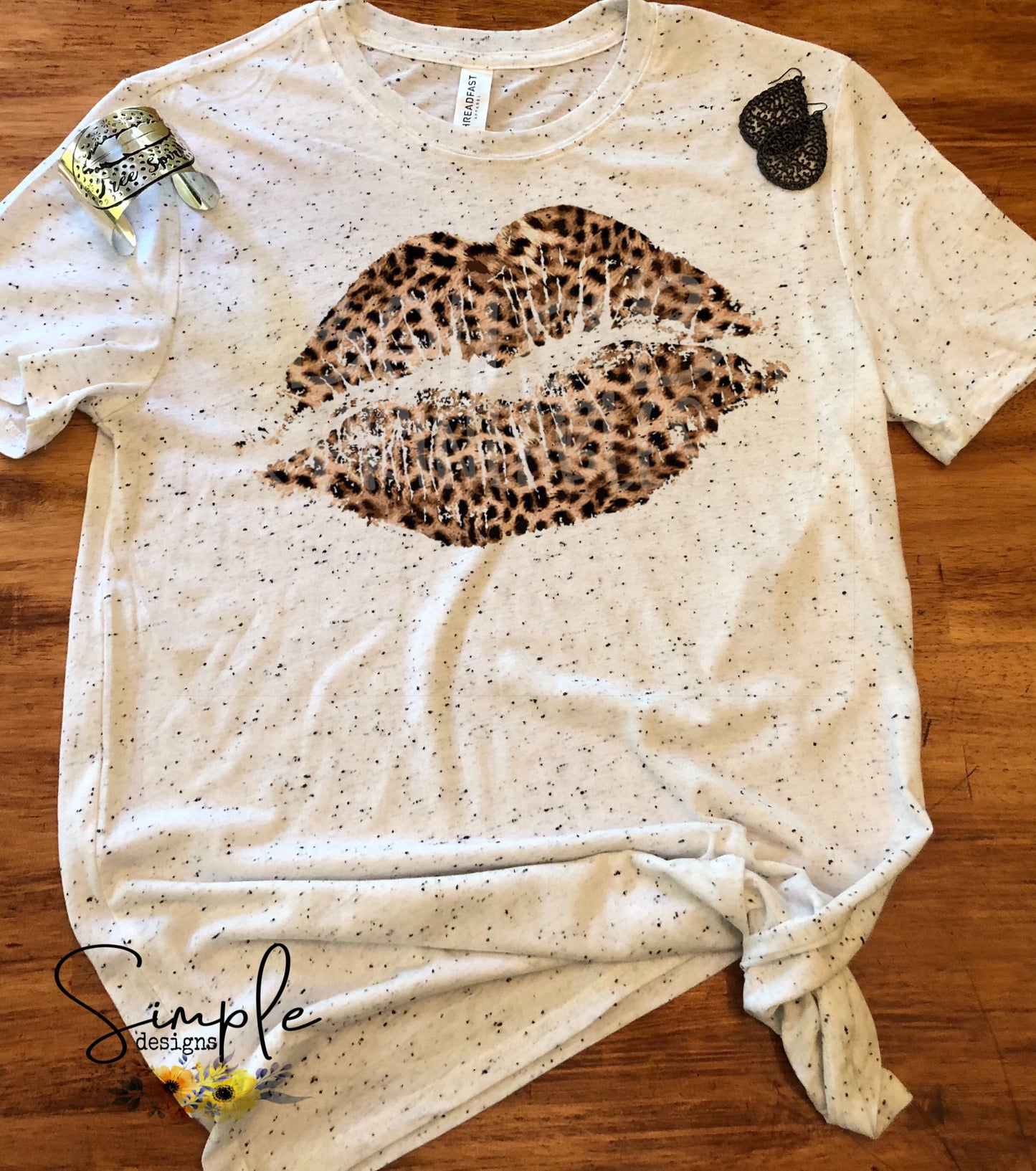 Leopard Lips Sublimation Heat Transfer Sheet