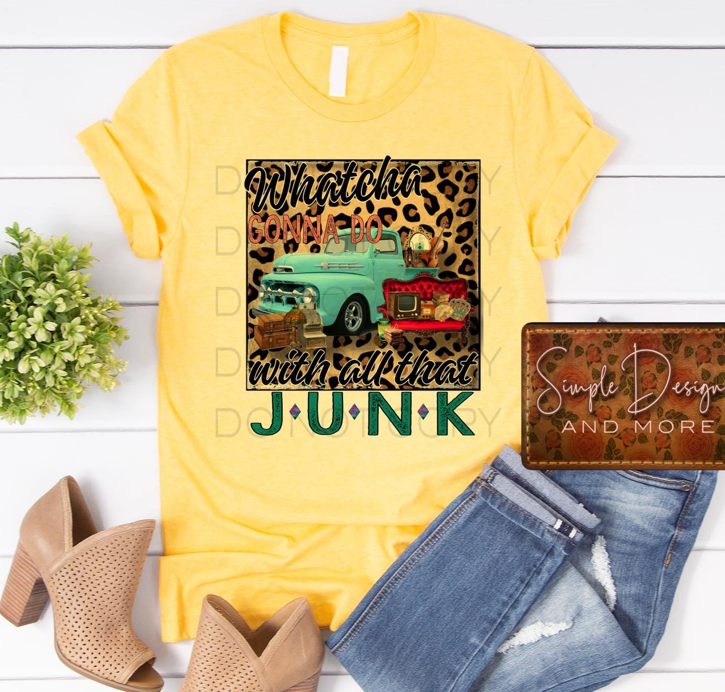 Whatcha Gonna Do With All That Junk Sublimation Heat Transfer Sheet