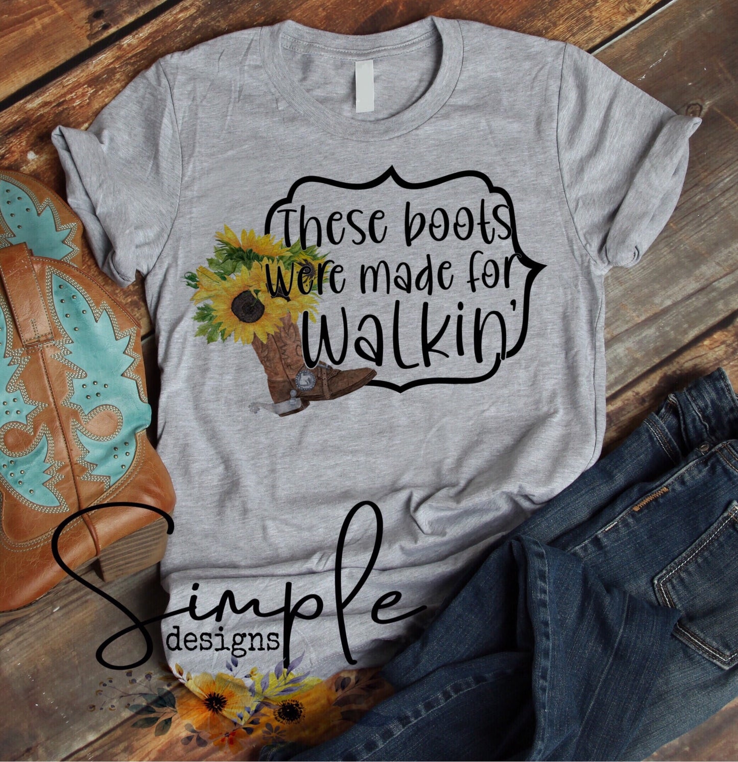 These Boots Were Made For Walkin’ Sublimation Heat Transfer Sheets
