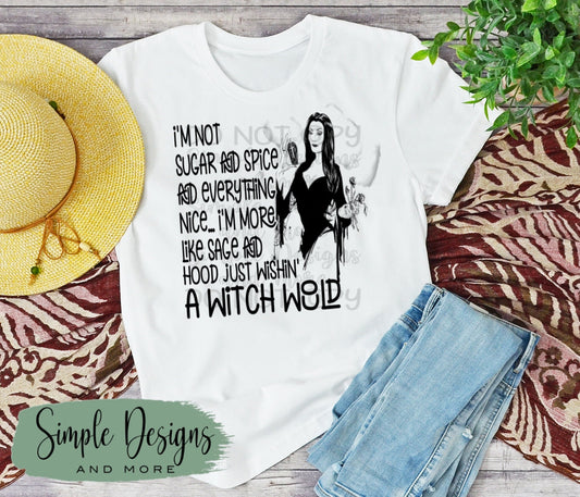 I’m Not Sugar and Spice Sublimation Heat Transfer Sheet