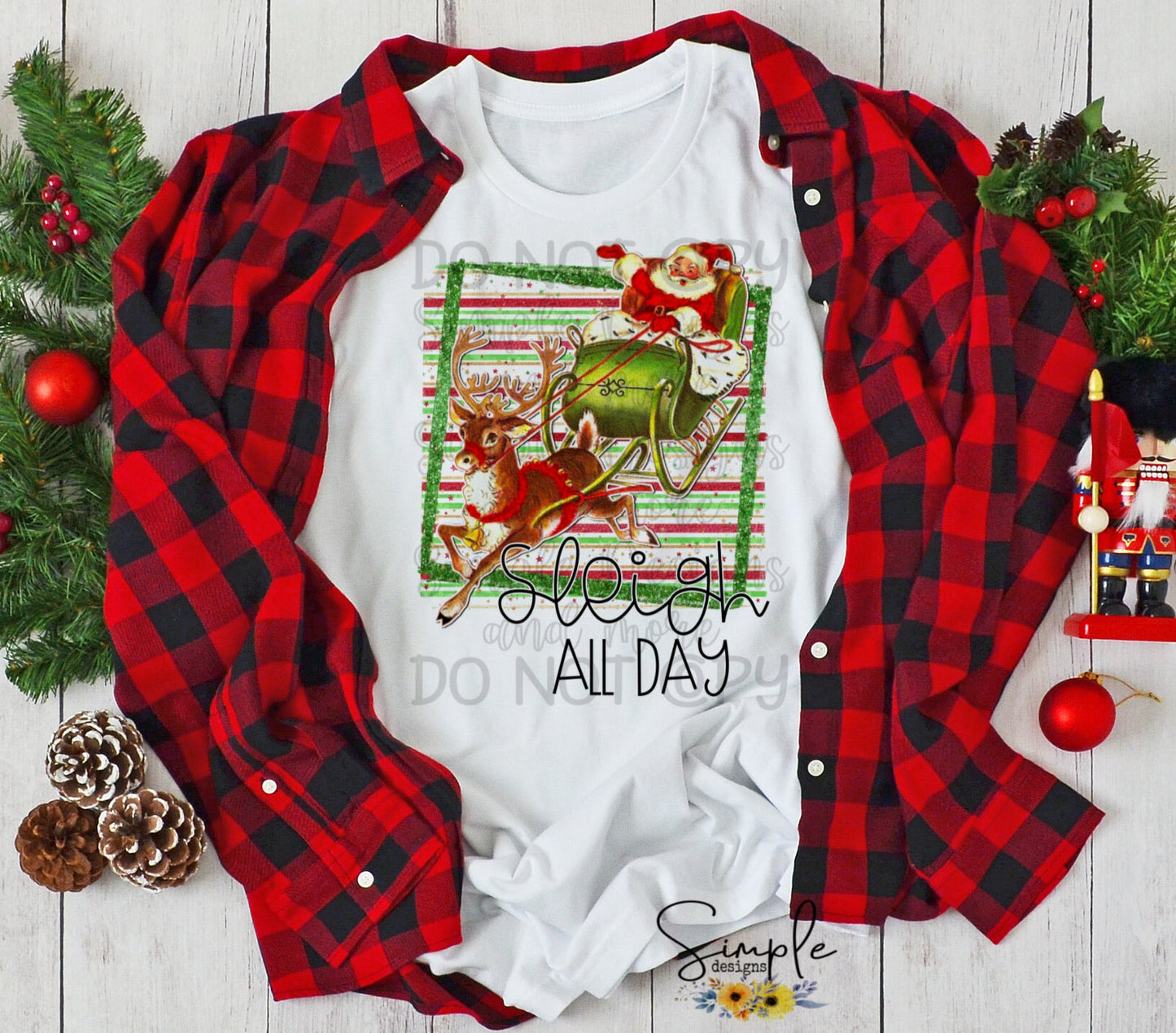 Sleigh All Day Sublimation Heat Transfer Sheet