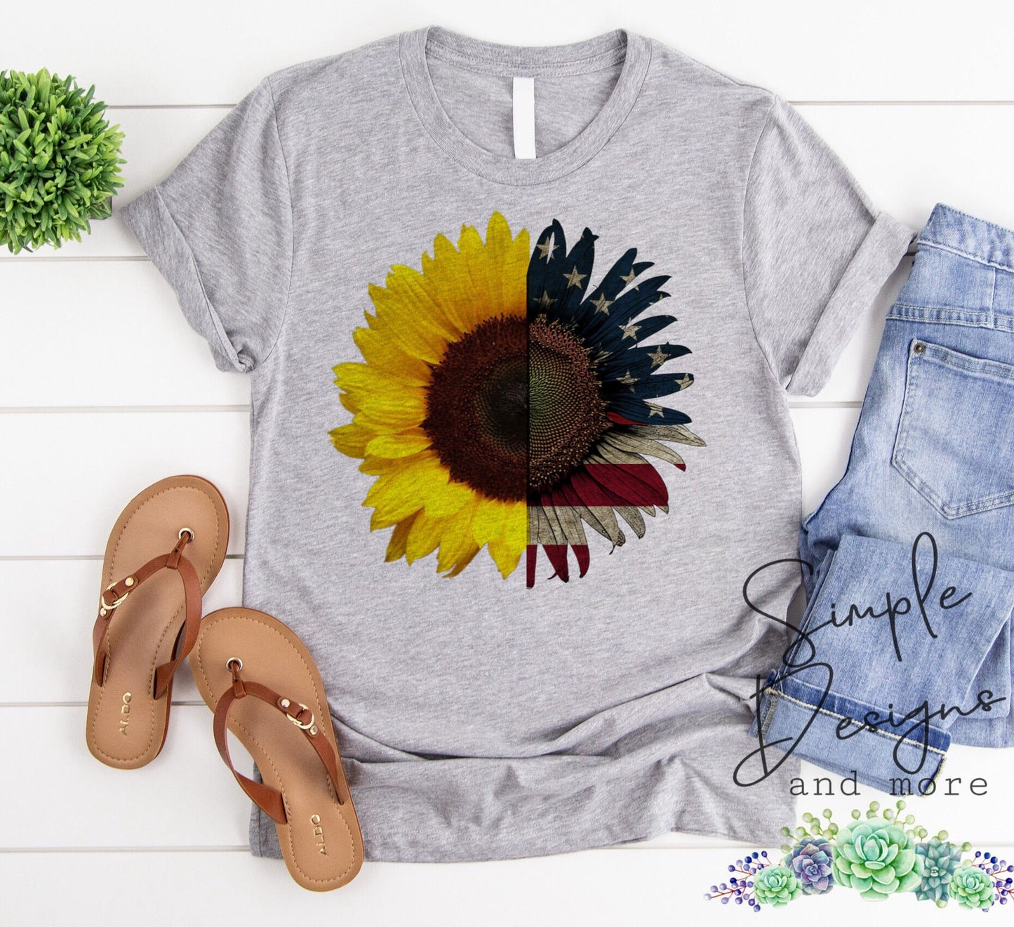 Sunflower Flag Sublimation Heat Transfer Sheets
