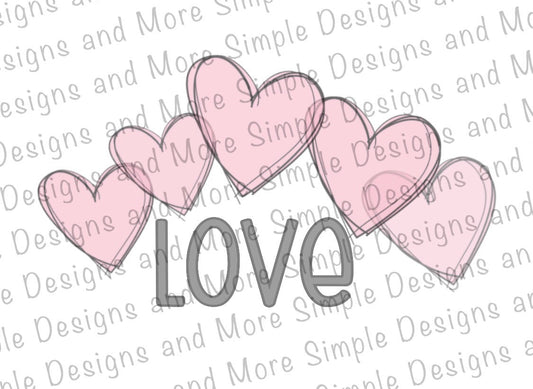 Love, Valentine’s Day Sublimation Heat Transfer Sheets